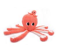 Peluche filou maman et bébé les ptipotos corail (50 cm)