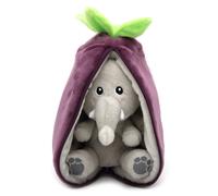 Les Déglingos - Peluche Flipetz Eléphant Aubergine - GLOBE TROTOYS