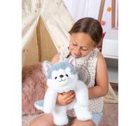 Peluche Husky Floppy Choopy GIPSY TOYS - 40 cm - ultra douce et grande taille