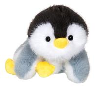 Peluche Floppy Choopy Pingouin - GIPSY TOYS - 22 cm - Noir / Blanc / Gris