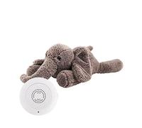 Flow Amsterdam Peluche bruit blanc George l'éléphant gris pour s'endormir TU