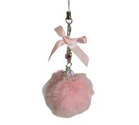Peluche Fluffys Ball Porte-clés Sangle À La Main Étoile Porte-clés Bowknot Porte-clés Pendentif Polyvalent Accessoire De Téléphone Acrylique Pentagrammes Porte-clés