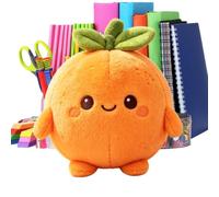 Peluche Fruit Douce et Colorée Peluche en Forme d'orange de Collection de | en Peluche Doux Pour Fête, Anniversaire, Dortoir, Chambre, Canapé, Divan, Sofa, Lit, Salon, Séjour, Maison, Foy