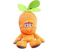 Peluche Fruits et Légumes - Carotte en 3D (1 pièce) - Coton PP doux - 25-28 cm