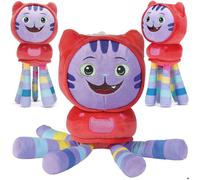 Peluche - Gabby's Dollhouse - DJ Catnip - 25 cm - Douce - Colorée - Mixte