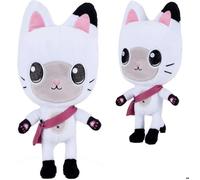 Peluche - Gabby's Dollhouse - Pandy Paws - 25 cm - Blanc et Noir - Douce au toucher