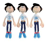 Peluche Gaston Lagaffe - Lot de 3 - Messages - 30 cm - JEMINI