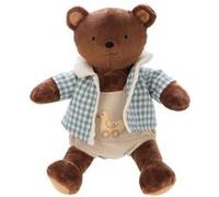 Peluche Gaston l'ourson - Amadeus - Marron - Polyester Marron G