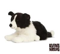 Living Nature Peluche géante Border Collie 60 cm