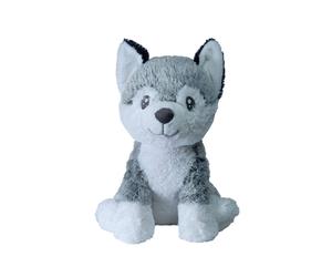 Peluche Géante Chien Husky Kodi - Made In France Gris Et Blanc TU