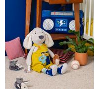 Peluche géante d'activités Grand chien Pilou Puce & Pilou Moulin Roty