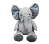 Peluche géante eléphant jojo - made in france gris TU