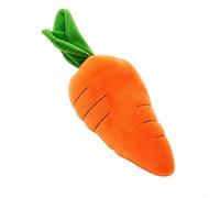Peluche Géante en Forme de Carotte for Chien, Ensemble de 2 Tailles | Peluche polyester, jeu intérieur/extérieur, couineur et froissé, grand 75 cm + petit 19 cm(10.2in,1pc)