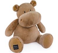 Histoire d'Ours - Peluche hippopotame HIPPO - Chocolat chaud - 85 cm - HO3205