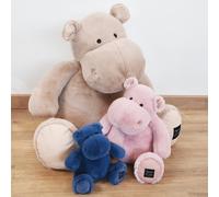 Peluche géante hippopotame Hip'Pie (85 cm)