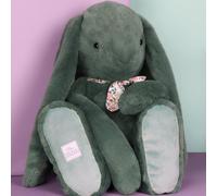 Peluche géante lapin Fleurette Eucalyptus (70 cm)
