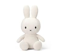 Peluche géante lapin Miffy velours côtelé éco 70 cm Blanc