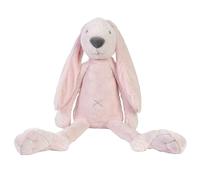 Peluche géante lapin richie rose clair