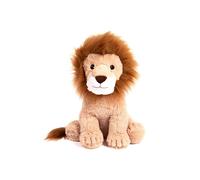 Peluche géante léon le lion assis - made in france marron TU