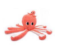 Peluche Géante Les Ptipotos Pieuvre Et Son Bébé Filou Corail - Les Déglingos