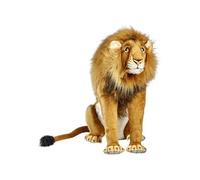 Hansa Peluche Geante Lion Assis 94cmh