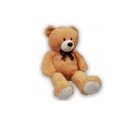 Peluche Geante Ours Beige Sam 1 Metre 05 - Grand Doudou Enfant - 105 Cm - Xl