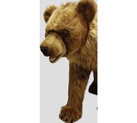 Hansa Peluche Geante Ours Brun 4 Pattes 80 Cm H Et 135 Cm L