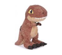 Peluche géante pour Jurassic Dinosaure t-Rex Brun 90 cm - Peluche Licence - Set Doudou tyrannosaure Dino Enfant XXL + Carte Animal