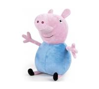 Peluche géante pour Peppa Le Cochon : George 73 cm - Set Grand Doudou Licence XXL avec Carte Offerte - Peppa Le Cochon - Enfant
