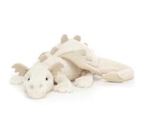 Peluche géante Scrumptious dragon neige (66 cm)