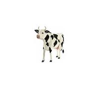 Peluche Vache Noire Et Blanche 122 Cm Anima