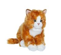 Peluche - Toys - Chat mimiz - 28 cm - Roux et blanc Multicolore G