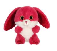 Peluche - GIPSY TOYS - Lapin ""CUTYDOOS"" 13 CM - couleur framboise - RUBY