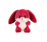 Peluche GIPSY TOYS Lapin CUTYDOOS 13 CM couleur framboise RUBY