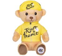 Gipsy Peluche Ours «Maillot et Casquette vainqueur étape Jaune» 15 cm – Officielle du Tour de France