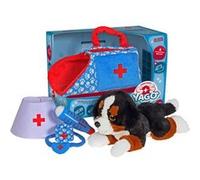 GIPSY TOYS - Yago mon chiot en peluche à soigner avec 4 accessoires inclus, jouet vétérinaire dès 18 mois