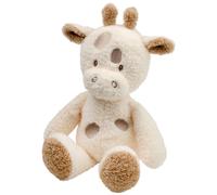 Nattou Peluche Girafe, Compagnon de Route dès la Naissance, env. 30 cm, Polyester, Teddy, Blanc