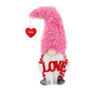 Peluche Gnomes Saint Valentin, GNOME, décorative de Vacances - décorative pour la Saint-Valentin, en Peluche, de Vacances