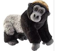 peluche gorille noir et gris 24 cm Multicolore G