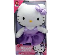 Peluche - GPTOYS - HELLO KITTY - HKT121 - Modèle robe satin violette - 30 cm - Dès 3 ans