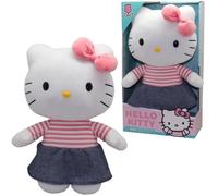 Peluche - GPTOYS - HELLO KITTY - HKT131 - Modèle robe denim - 30 cm - Dès 3 ans