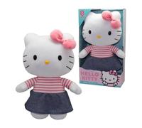 Peluche - GPTOYS - HELLO KITTY - HKT131 - Modele robe denim - 30 cm - Des 3 ans