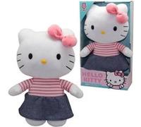Peluche GPTOYS HELLO KITTY HKT131 Modele robe denim 30 cm Des 3 ans G