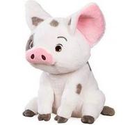 Peluche grand cochon pua 55 cm - doudou licence vaiana - set jouet enfant + 1 carte tigre