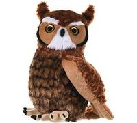peluche Grand-duc d'Amérique de 30 cm marron Wild Republic G