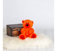 Peluche grand ours foufou orange TU