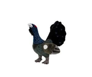Peluche grand tétras LivingActive 28 cm - Grand oiseau des bois en peluche