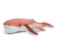 Les PTIPOTOS by Les DEGLINGOS - Peluche GEANTE GRAVILLOU LA Baleine Maman Bebe - Toute Douce - Cadeau Naissance Anniversaire Noel - 75CM - Terracotta
