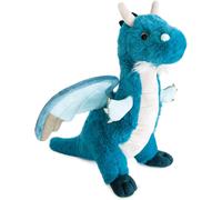 Peluche Grégoire Le Dragon-Les Fantastiques-Vert Emeraude-30 Cm-Idée Cadeau De Naissance Et Anniversaire Fille Et Garçon-Ho2996