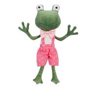 Peluche grenouille farcie | Animaux mignons pour poupées avec bretelles, jouet relaxant pour , peluche ultra douce, peluche réaliste pour animaux pour
